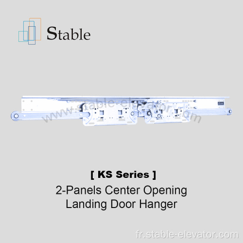 Two Panels Center Opening Elevator Landing Door Porte